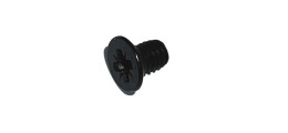 Countersunk Machine Screw, Metric, Cross Recessed, Din 965, Stainless Steel Black