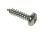 Pan Cross Recessed AB, Din 7981, Steel Zinc Plated