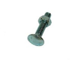 Metric, Din 603, Zinc plated