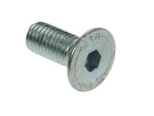Metric, Din 7991/ISO 10642, Zinc Plated