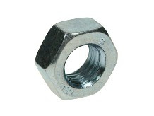 Metric Full Nut, Din 934, Steel Zinc Plated