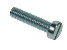Metric, Cheese Slotted, Narrow Head, Zinc plated