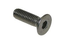 Metric, Din 7991, Stainless steel fine pitch
