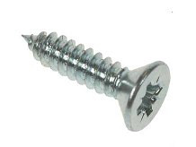 Countersunk Cross Recessed AB, Din 7982, Steel Zinc Plated
