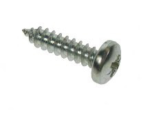 Pan Cross Recessed AB, Din 7981, Steel Zinc Plated