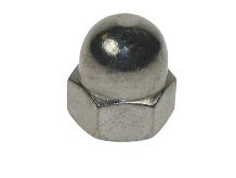 Metric Dome Nut, Din 1587, Stainless steel