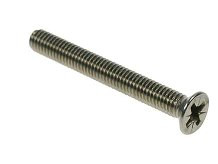 Countersunk Machine Screw, Metric, Cross Recessed, Din 965