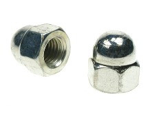 Metric Dome Nut, Din 1587, Steel Zinc plated CR3