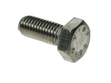 Metric, Din 961, Stainless steel fine pitch